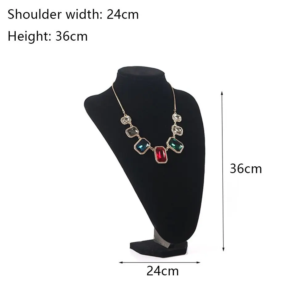 جديد قلادة عرض المجوهرات عرض الرف عارضة أزياء عرض المجوهرات المنظم حامل متجر بيع بالتجزئة تزيين قلادة تقف #5