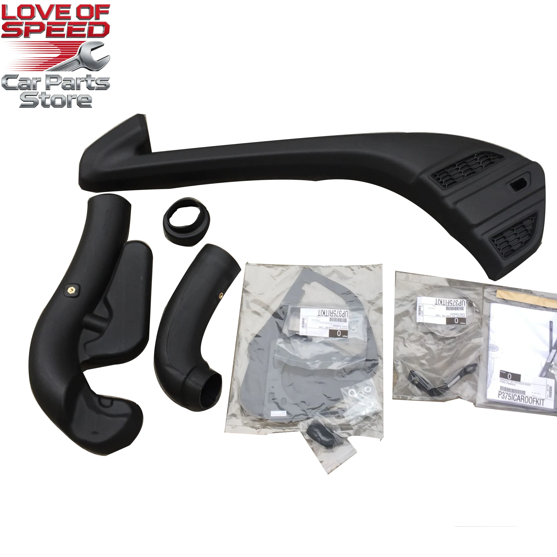 

Новинка 2026 года: Комплект пластиковых аксессуаров для внедорожника Ford Ranger T7 (шноркель, обвес) без надписей на корпусе шноркеля