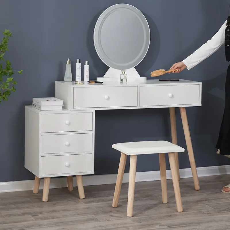Italian minimalist dresser, bedroom minimalist makeup table, small apartment
