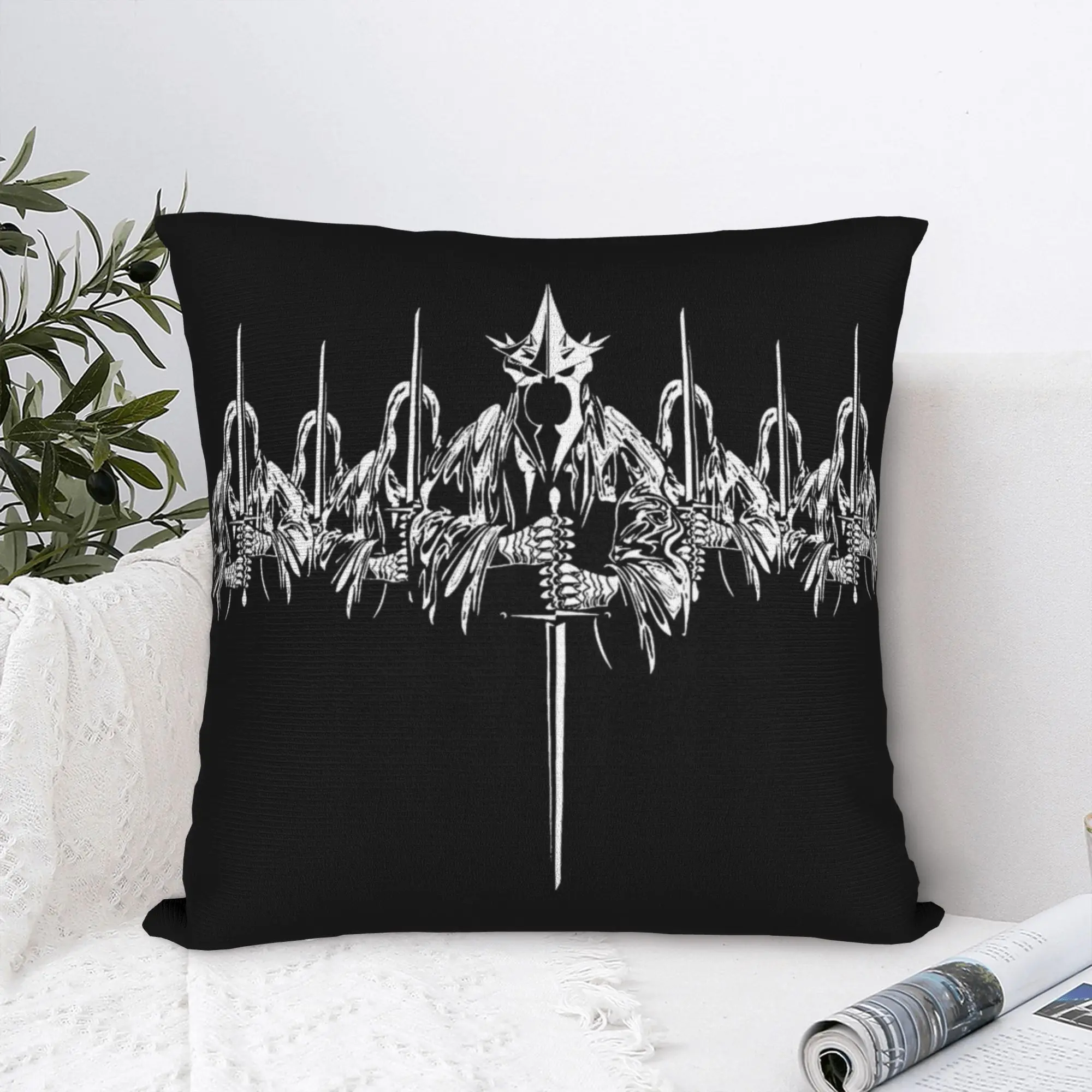 7 Kings Mordor L-Lords Of The R-Rings Pillowcase Soft Cushion Cover Decorative  Throw Pillow Case Cover Home Square 45X45cm