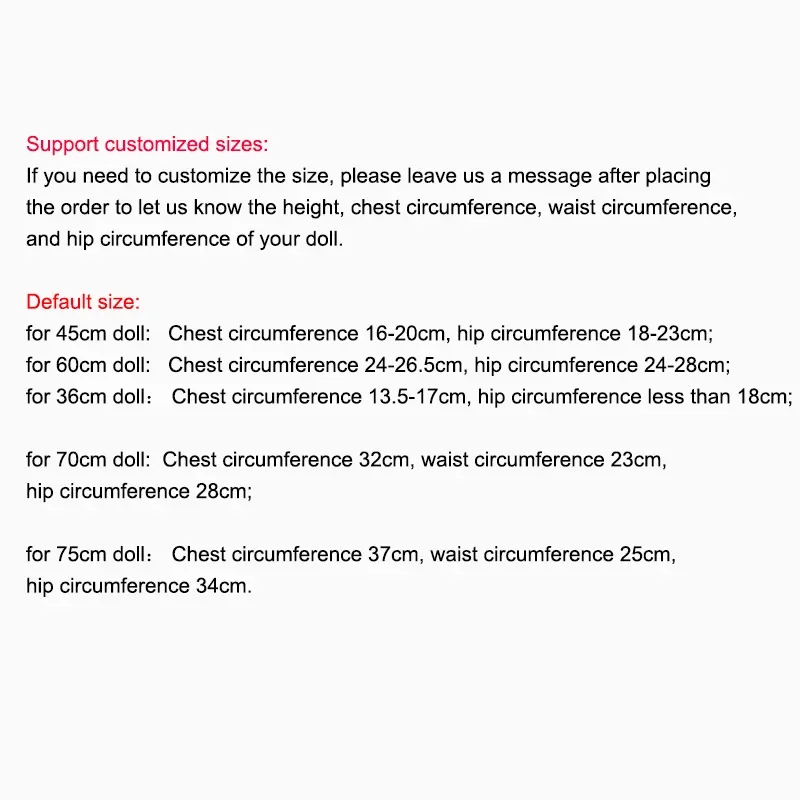 (Angepasst) 1/5 1/4 1/3 Puppenkleidung verkleiden sich für 36/45/60/70/75 cm Bjd Puppe gestricktes enges Kleid Spielzeug Puppenzubehör, keine Puppe