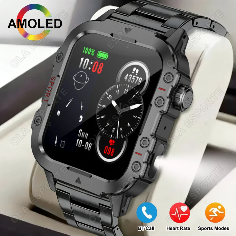 New LED Men Smartwatch Bluetooth Talking Smartwatch Multi Sport Mode Health Monitor Outdoor Sport Smart Watch For Android R30Max