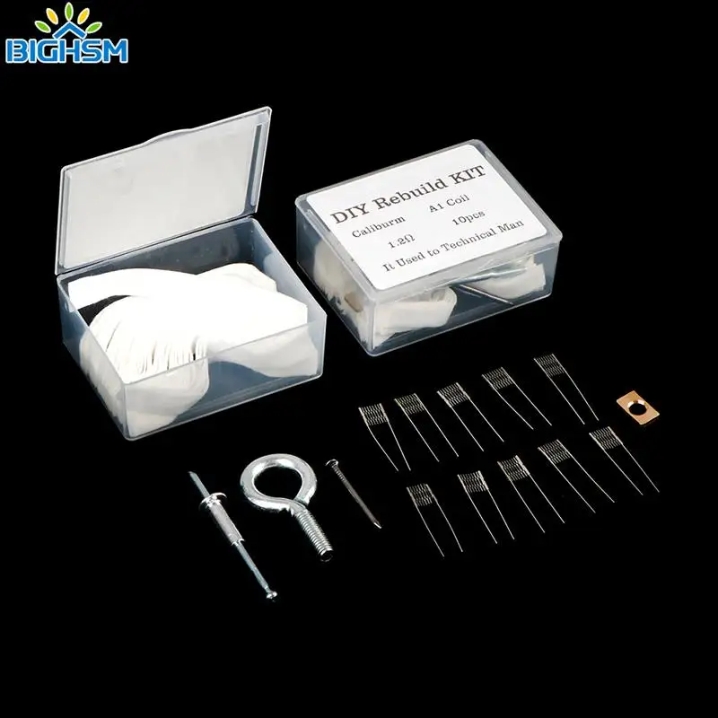 1 مجموعة DIY بها بنفسك إعادة بناء عدة شبكة لفائف المقاومة سلك استبدال أداة إصلاح ل Caliburm G 0.8ohm 1.2ohm