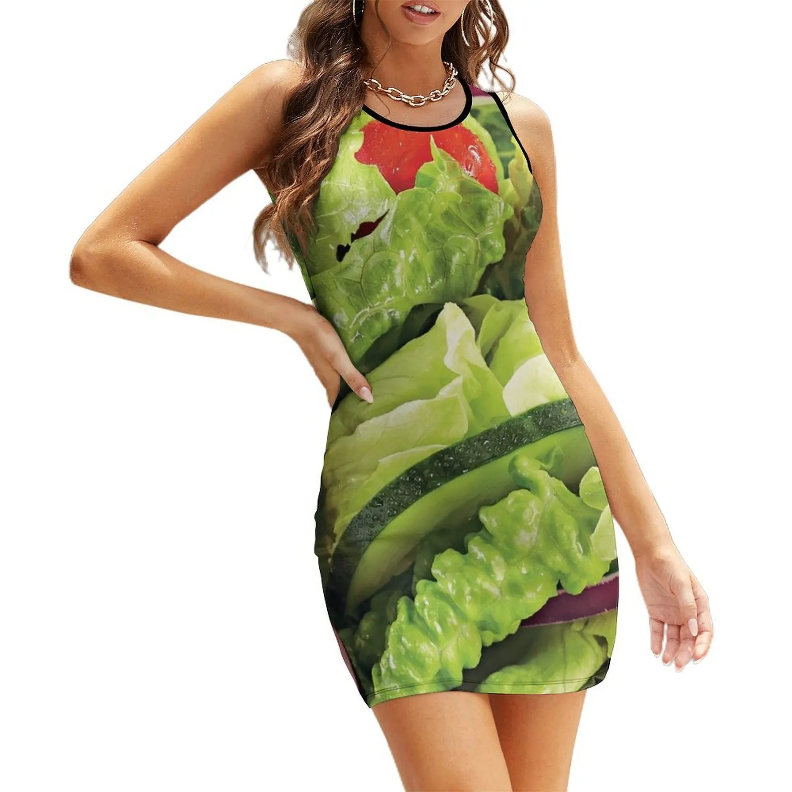 

Toss My Salad Sleeveless Sundress Cocktail of dresses summer dress daily women's dresses luxury party dresses women
