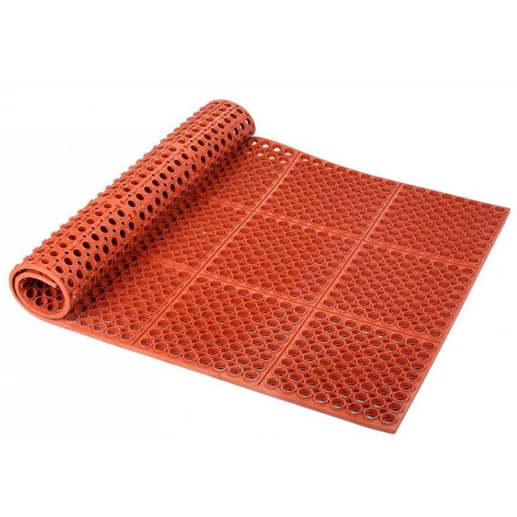 2025Heavy Duty Rubber Mat Kitchen Room Garage Playroom Antistatic Rubber Mat