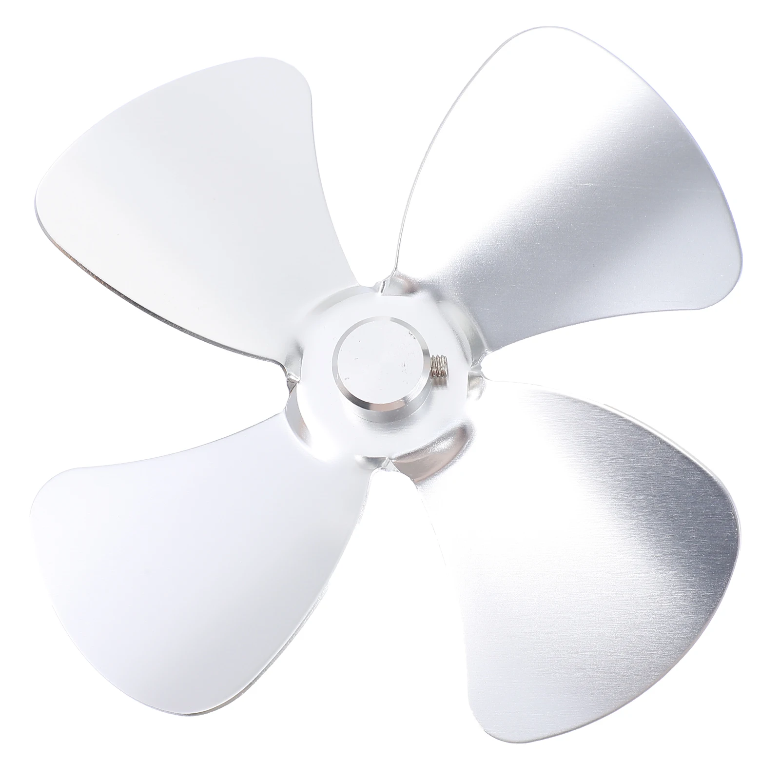 

Aluminum Alloy Stove Fan Blades Silent Heat Powered Warm Air Fireplace Parts Efficient Wood Burning Replacement