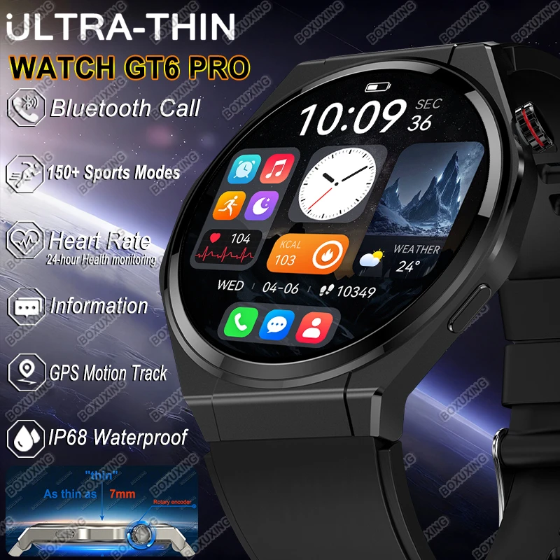 

Новые ультратонкие умные часы для мужчин HD AMOLED 150 + спортивный монитор здоровья Bluetooth вызов NFC IP68 водонепроницаемые GPS трек умные часы для женщин