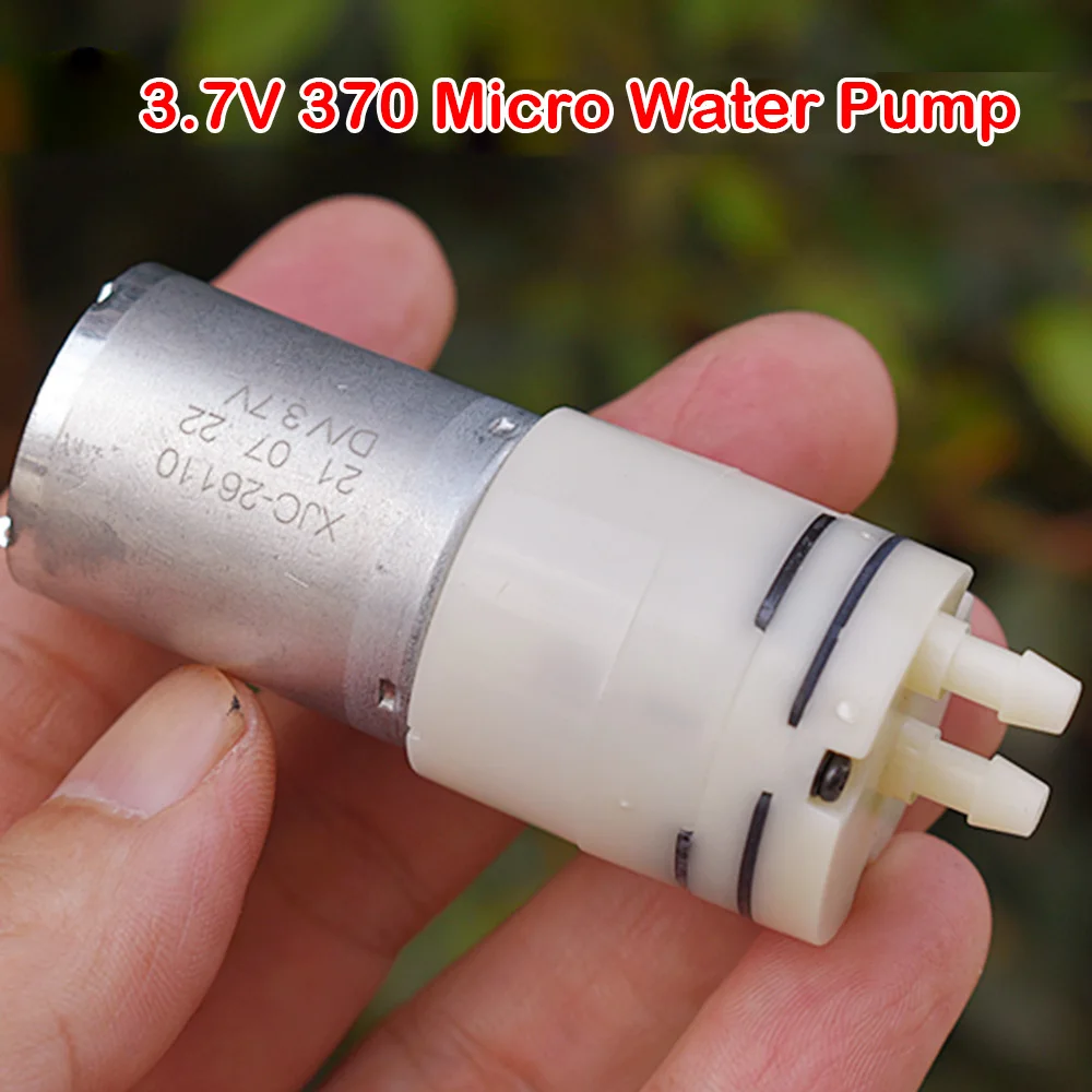 DC 3.7V 4W Micro 370 Silnikowa pompa wodna Mini samozasysająca membranowa pompa wodna Pompa ssąca Smll Elektryczna pompa ssąca