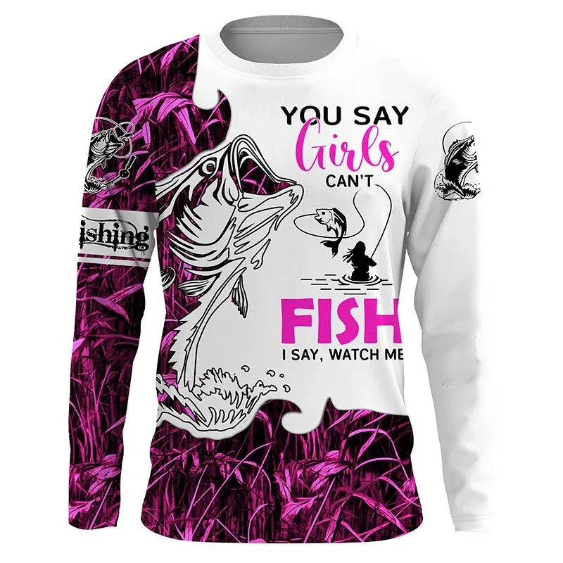 PERSONALIZED PATTERN 3D PRINTED FISHING CLOTHES OUTDOOR FISHING BREATHABLE COMFORTABLE FISHING HIKING FITNESS SPORTS CASUAL TOPS