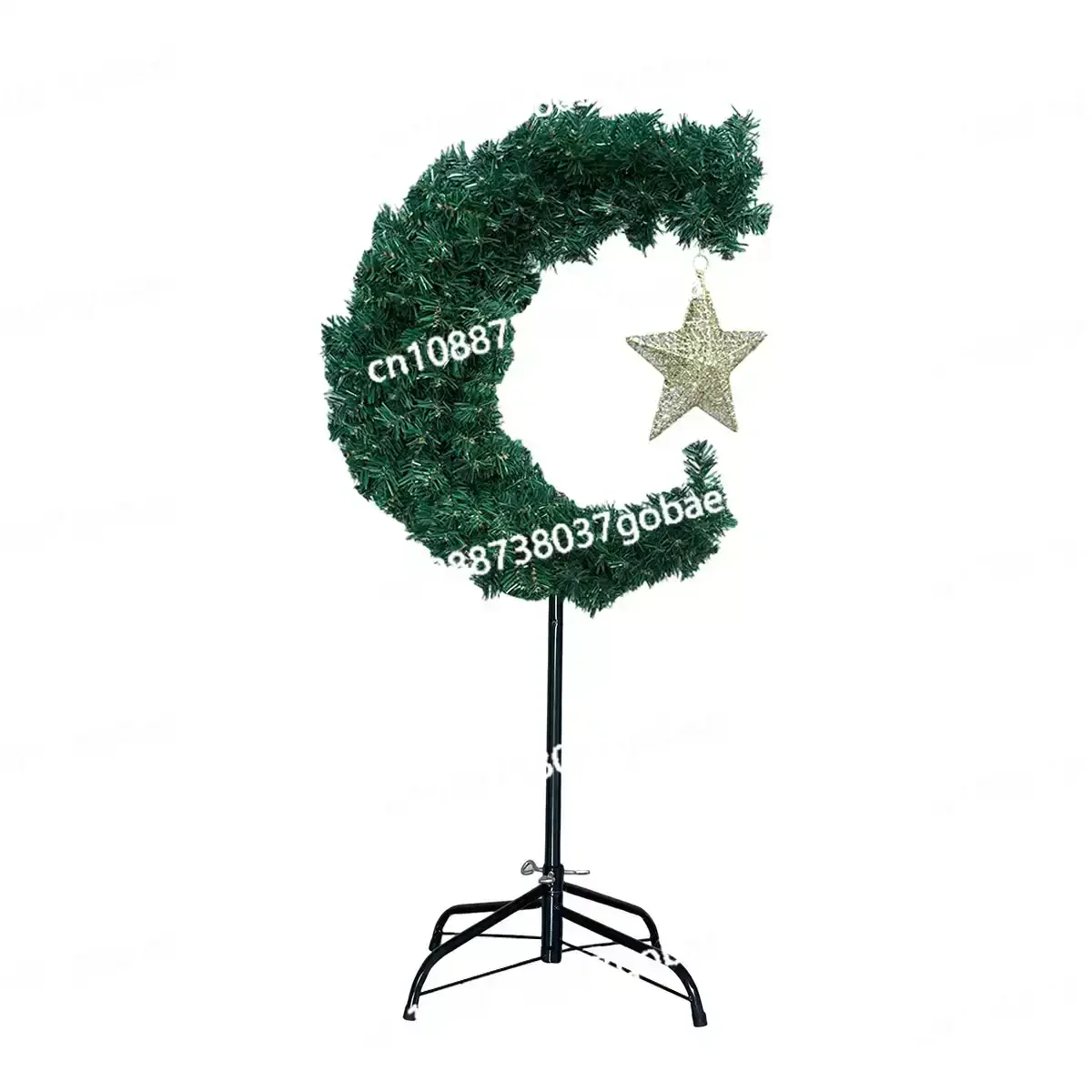 Christmas Moon Tree Decoration Christmas Sun Moon Bright Tree Scene Decoration Atmosphere Decoration