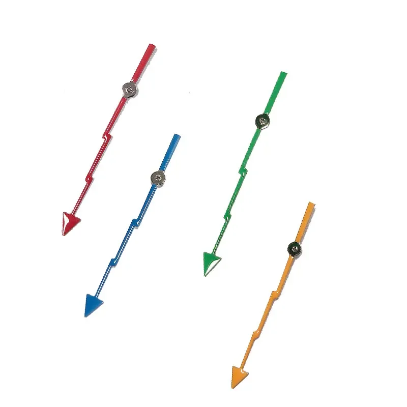 NH35 12.5MM Blue red yellow Green Hands Lightning Second Watches Needles For NH35 NH36 4R 7S Movement Replacement Parts
