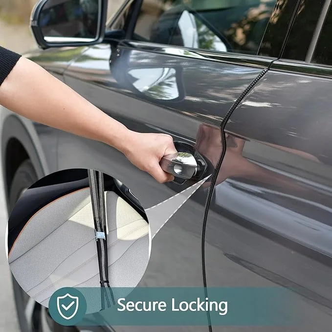 4pcs RV Van Sliding Door Anti-Theft Security Chain Adjustment Buckle Burglary Protection Tapes Outdoor Camping Safety Tools view 3
