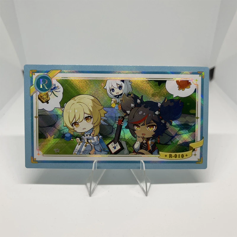 バイタリティカード女神ストーリー R カード Ganyu Ningguang Lumine 雷電将軍グッズカードクリスマス誕生日ギフト子供のおもちゃ