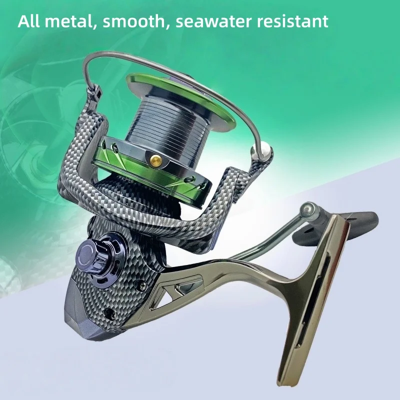 Okuma Brand, 40kg/77lb Max Bremskraft, 92% Vollmetall, Große Meeres-Spinnrolle, Langlebige Salzwasser-Surfcasting-Rolle, Korrosionsbeständig – Detail 2