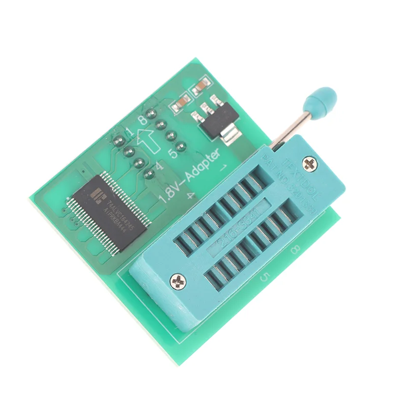 

Адаптер 1,8 В для Iphone или материнской платы 1,8 В SPI Flash SOP8 DIP8 W25 MX25 Использование программистов TL866CS TL866A EZP2010 EZP2013 CH341