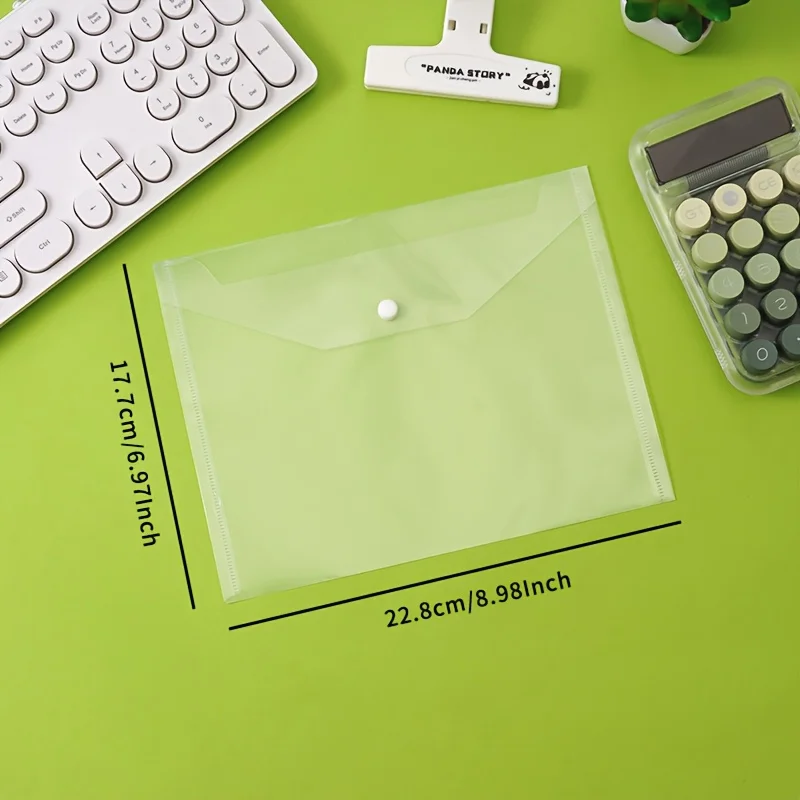 100-packs-clear-a5-file-envelope-storage-bags-label-stickers-included-snap-button-pouch-for-office-school-document-filing