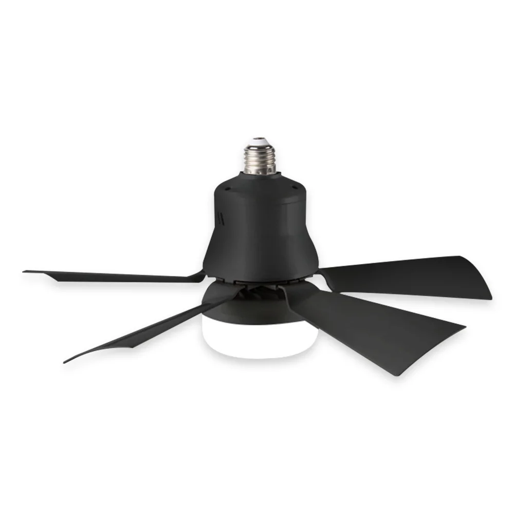 E27 Remote Control Large Size Fan Lamp with LED Lights Dimmable Mount Light Ceiling Fans for Bedroom Living Room Decoration