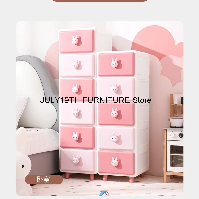 Cute Children comodini Nordic Pink coreano bambini comodini armadi angolari muslimkids Bedroom Furniture YN50CN