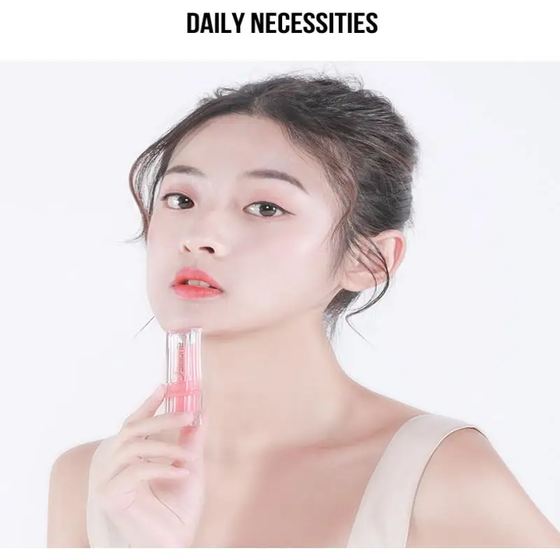 2026New BSIMONE Glitter Lipstick Lip Balm Color Change Transparent Moisturizing Crystal Jelly Pearlescent Lip Plumper Gloss