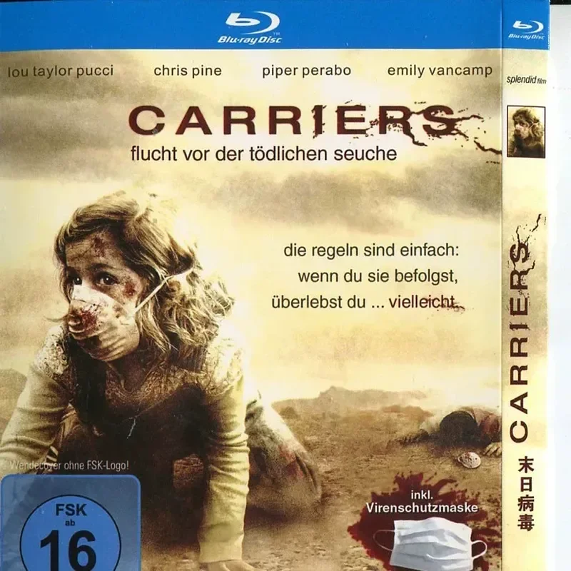 Boxed Blu-ray doomsday virus, disc disaster film high definition 1080P virus carrier, fatal carrier