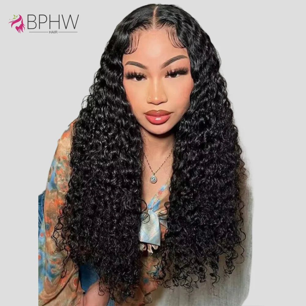 

12A Kinky Curly HD Transparent 13x4 Lace Front Wig Brazilian Remy Wigs For Black Women Pre Plucked 4x4 Lace Closure Wig BPHW