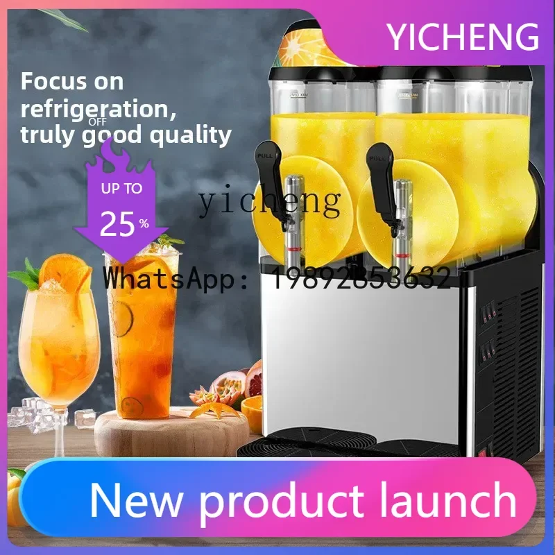 

H4 Snow Melter Commercial Single and Double Cylinder Slush Machine Cold Drinking Machine Snow Smoothie Machine