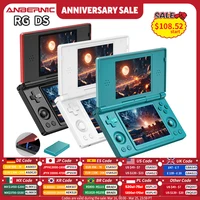Consola de juegos portátil Anbernic RG DS, pantalla Dual IPS de 4 "", Android, 4000mAh, reproductor de videojuegos con tapa, compatible con transmisión Wifi RixelHK