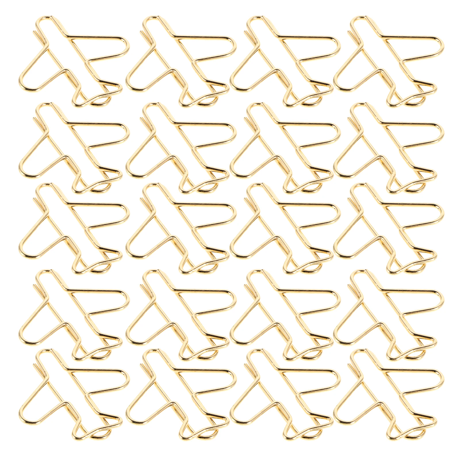 

20 Pcs Wedding Creative Paper Clip Office Supplies Metal Bookmarks Planner Clips