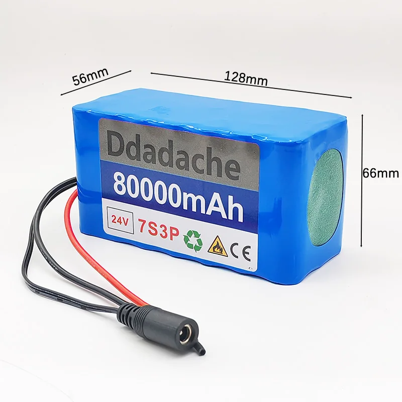 New 24V 8Ah 7s3p 18650 Lithium Battery 29.4v Lithium Battery Wheeichair Battery  Pack Electric Bicycle Electric+29.4v Charger