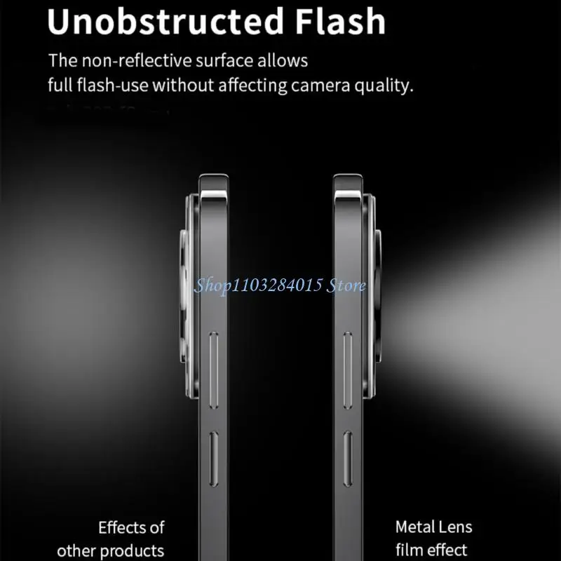 

R6FF премиум -алюминиевый линза крышка для покрытия Shock -Resean Lightweight для мобильных устройств Protective