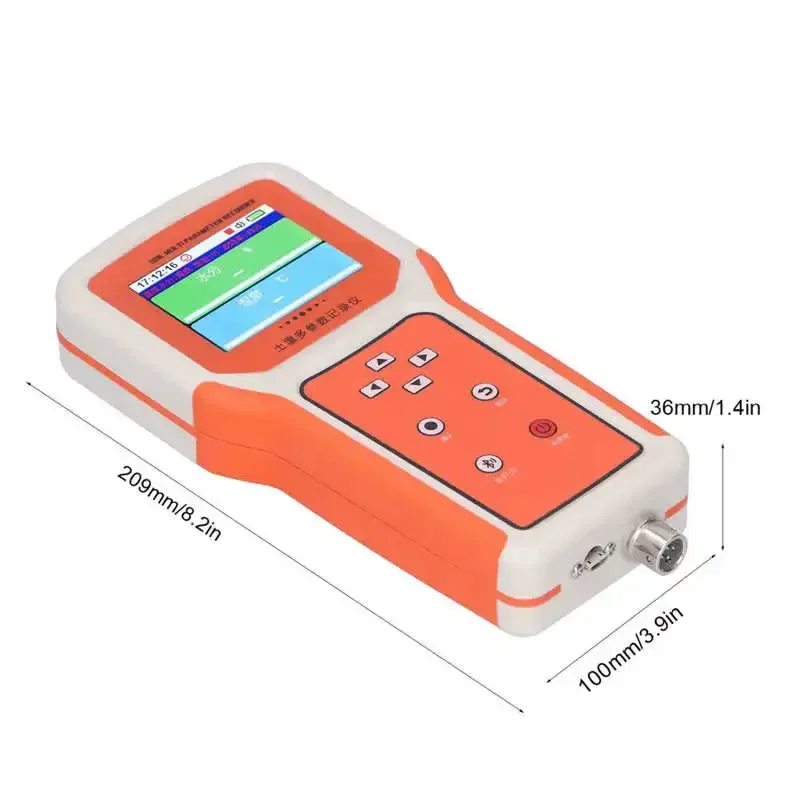 Soil Multi Parameter Detector Digital  Temperature Moisture Meter Tester Sensor 100-240V US Plug