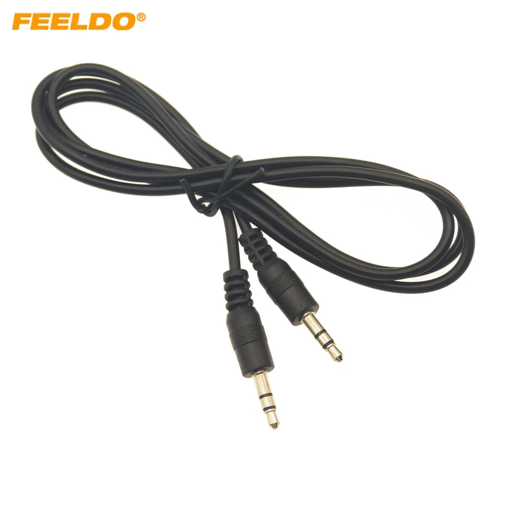 

FEELDO 1M Aux Cable Jack 3.5mm Male To Male Audio Cable for Iphone Car Stereo Headphone Speaker CD MP3 #HQ5672