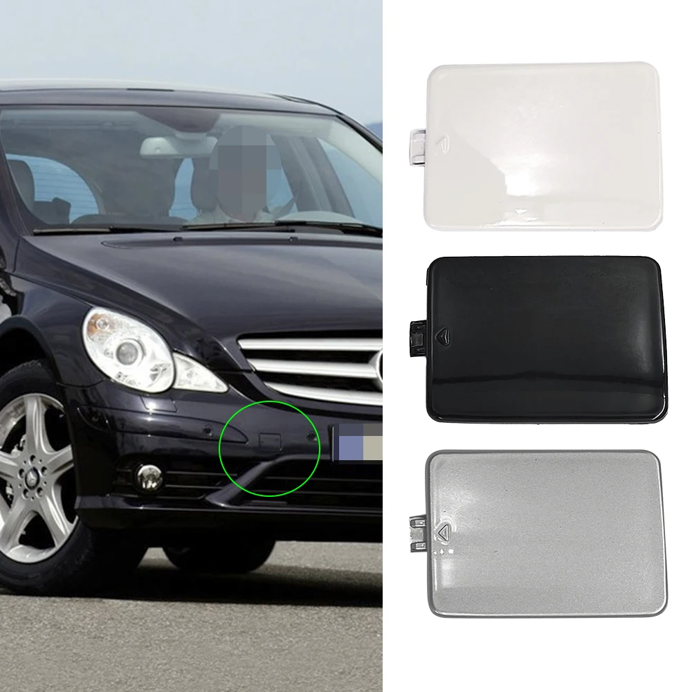 For Mercedes W251 Car Front Bumper Tow Hook Cover Cap Black For Benz R Class 2006-2009 R300 R320 R350 R400 R500 2518850023