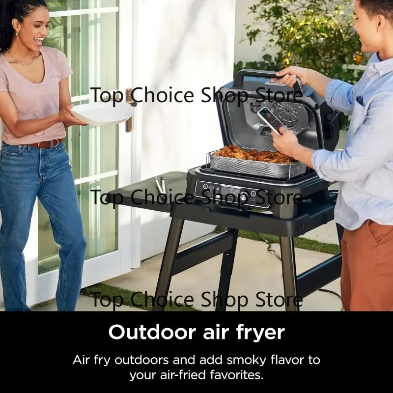 OG951 Woodfire Pro Connect Premium XL Outdoor Grill & Smoker, Bluetooth, App Enabled, 7-in-1 Master Grill, BBQ Smoker, Ou