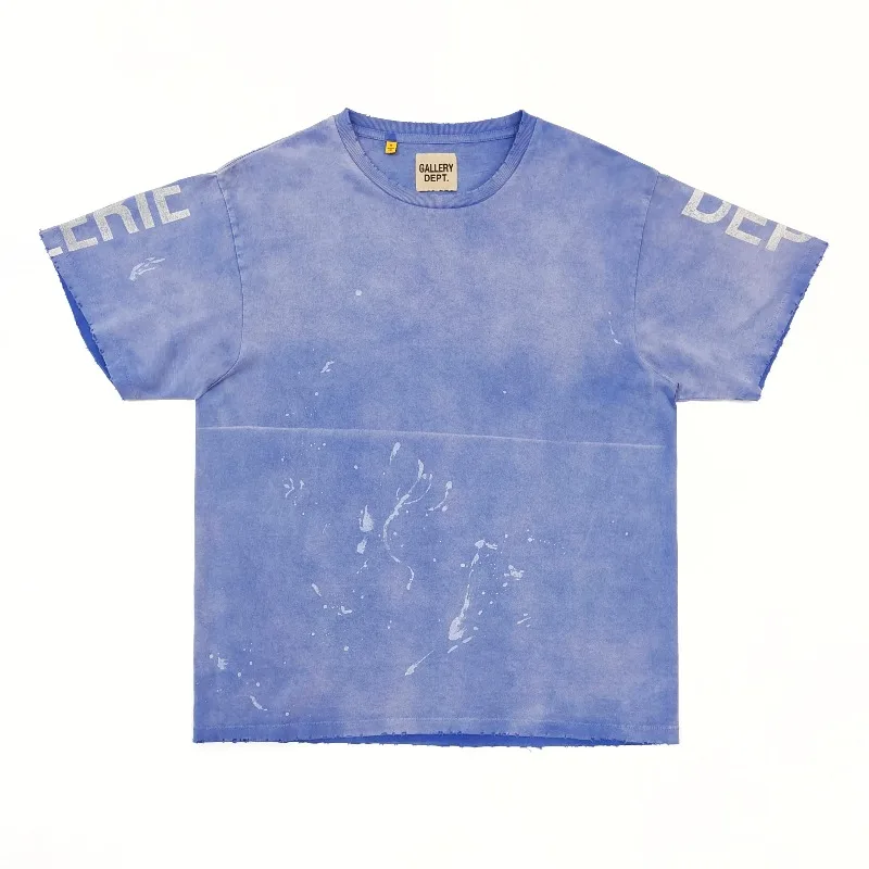Gallery dept vertical letter spray color short sleeve T-shirt