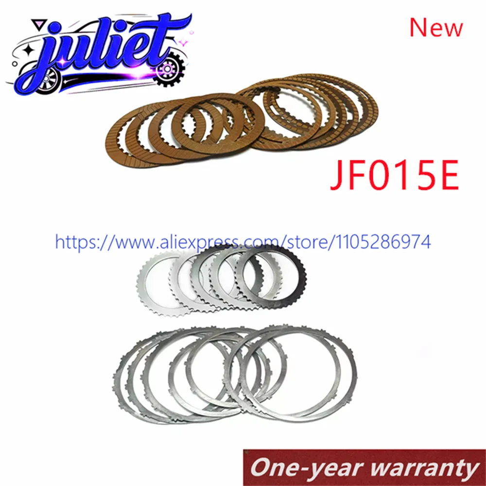 

JF015E RE0F11A New CVT Automatic Transmission Clutch Friction Plate Steel Plate Repair Kit for Nissan Qashqai Suzuki Sentra