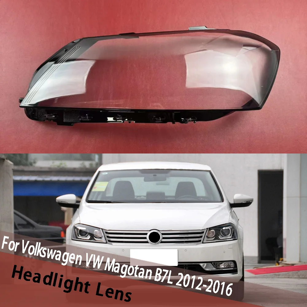 

For Volkswagen VW Magotan B7L 2012-2016 Car Headlight Cover Lampshade Headlamp Shell Plexiglass Replace Lens Housing Lamp