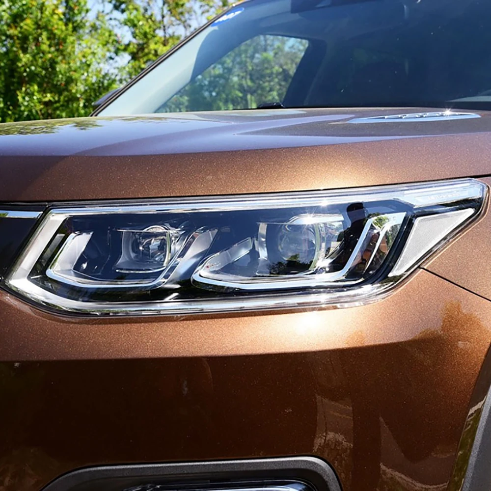For Changan CS95 2016 2017 2018 Front Headlight Cover Transparent Mask Headlamp Lamp Shell Plexiglass Replace Original Lampshade