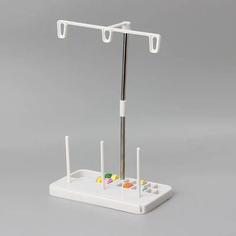 رف تخزين لماكينة الخياطة ، ثلاثة أرفف خيوط ، رف خيط تطريز ، أداة يدوية تصنعها بنفسك