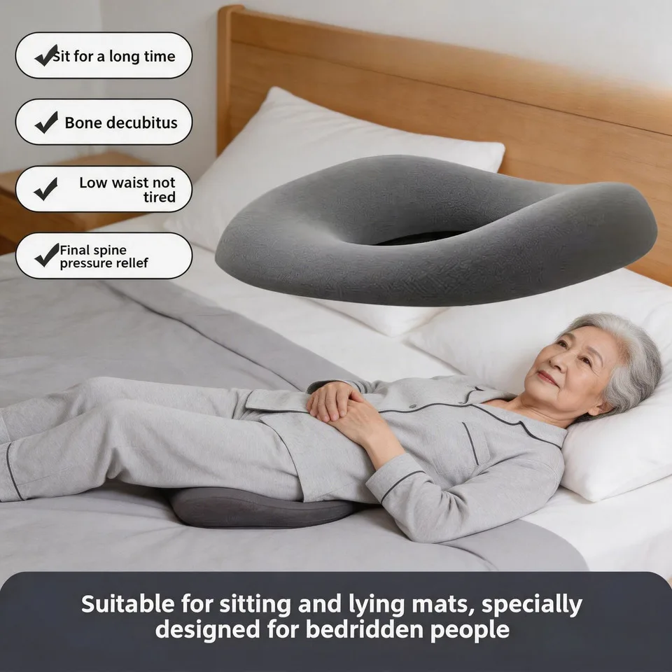 

Pillow Comfort Donut Seat Cushion Sofa Hemorrhoid Memory Foam Anti Hemorrhoid Massage Tailbone Pillow Car Seat Cushion Gifts
