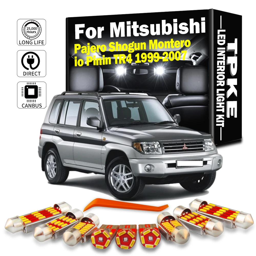 TPKE 7Pcs LED פנים מפת אור ערכת למיצובישי מיראז 'A03A A05A Attrage 2012 2013 2014 2015 2016 2017 2018 2019 Led מנורות