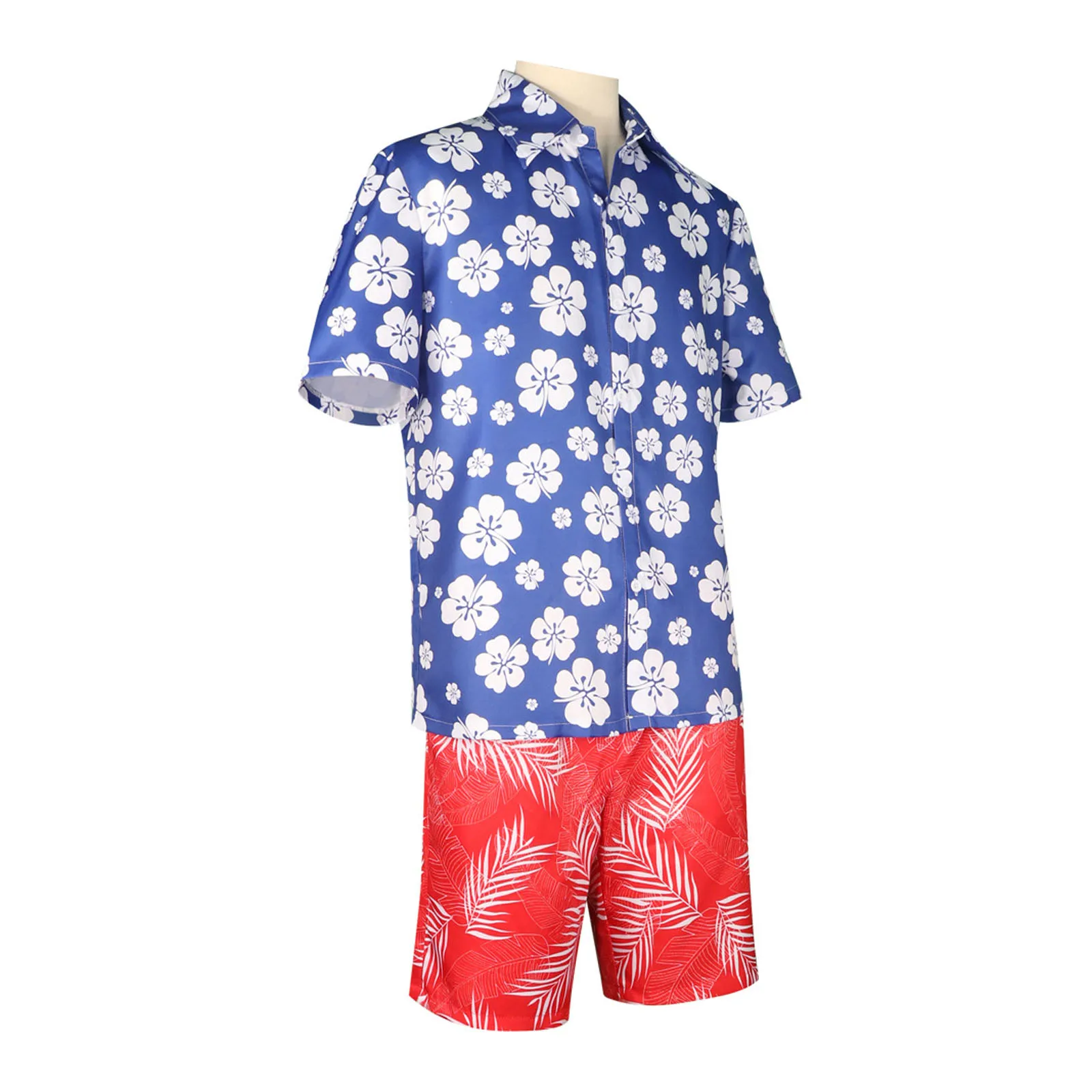 ماني برغر متجر كاتب تأثيري حلي بريان موحدة البدلة الرجال الصيف زي ملابس الهالوين