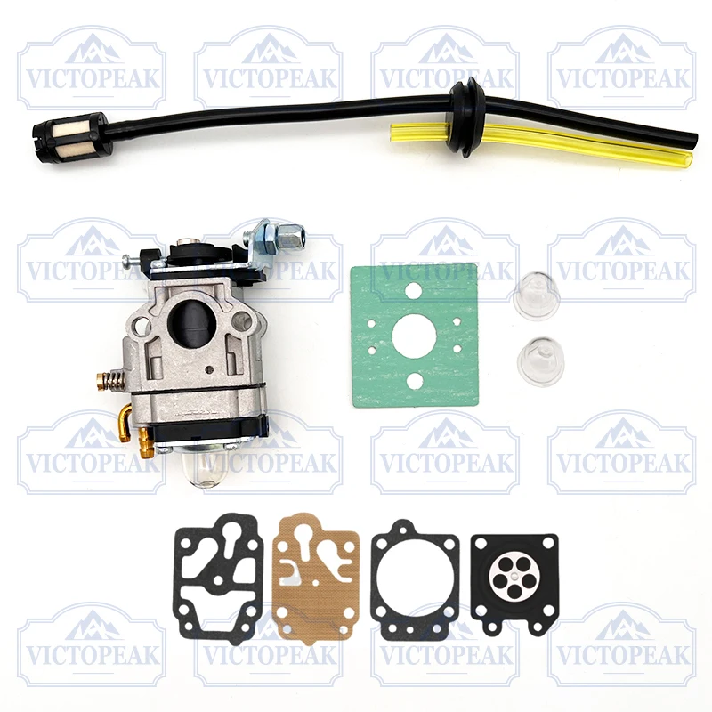 Zubehör für Freischneider, Vergaser, Kraftstoffrohrfilter und Reparatursatz für Grasschneidermotor 40–5, 44–5 – Detail 5