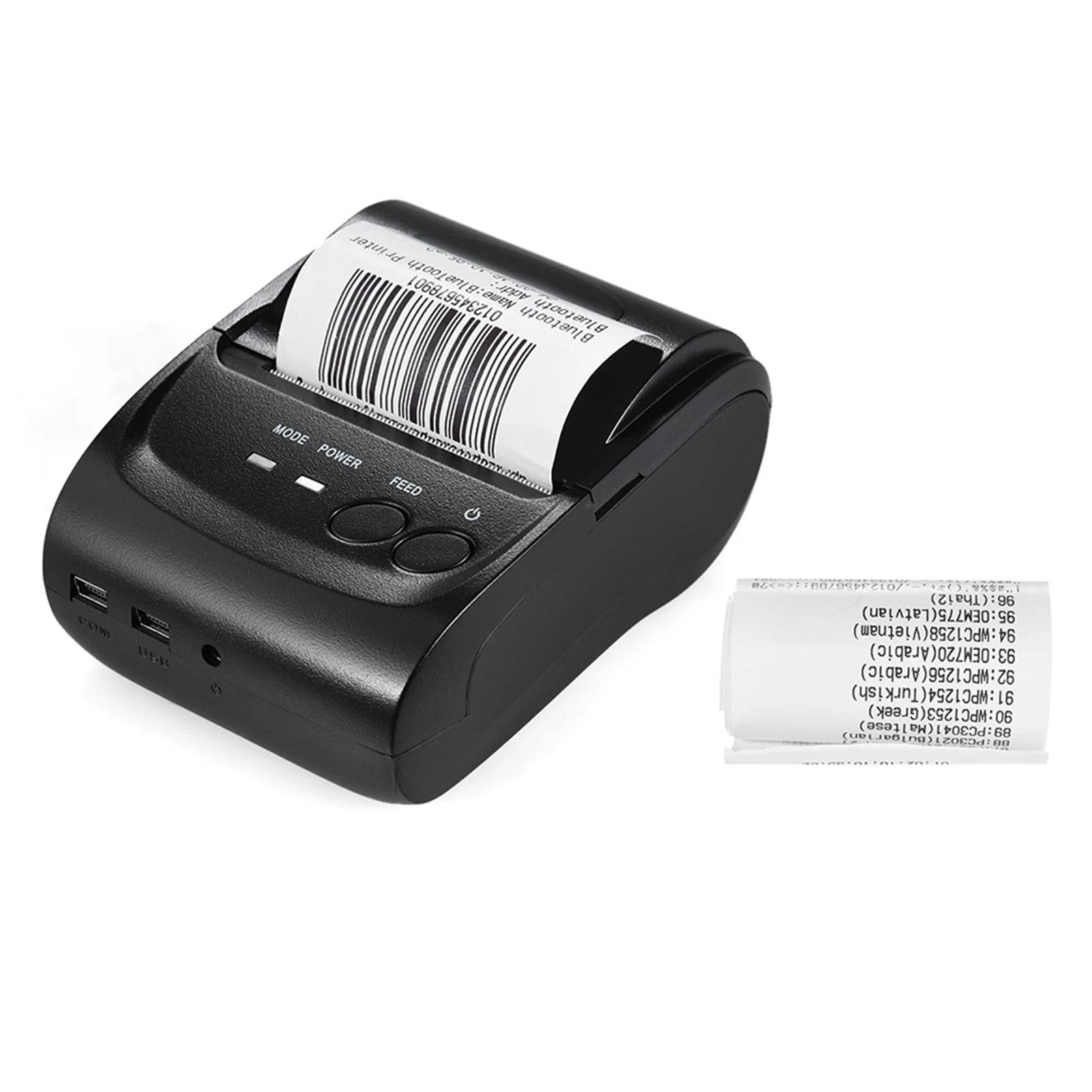 

【New】POS-5802DD Mini Portable Wireless USB Thermal Printer Receipt Ticket POS Printing for IOS Android thermal printer 58mm