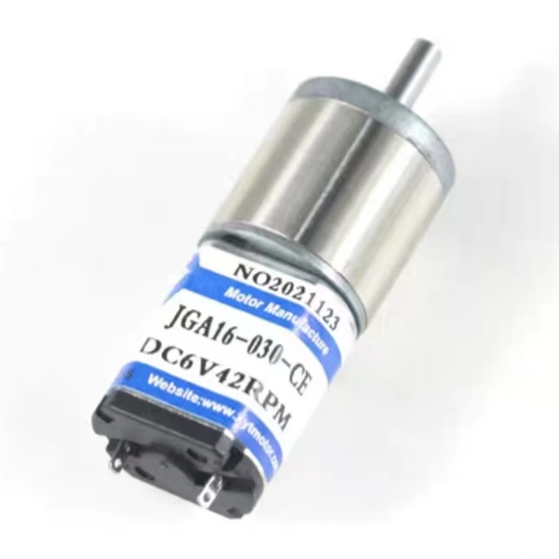 16mm Miniature Geared Motor DC Motor 6V12V Electric gear Motor Large torque speed regulating forward and reverse 12rpm-480rpm