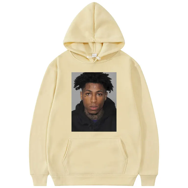 Rapper Youngboy Never Broke Again Mugshot Hoodie Men Women Hip Hop Vintage Sweatshirt Men\'s Casual Clothes Man Oversized Hoodies