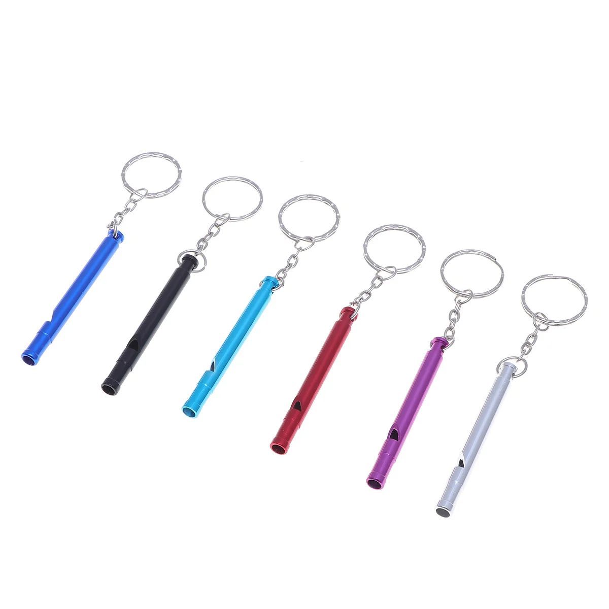 6 قطعة صفارة إنقاذ في الهواء الطلق المحمولة مريحة أداة صوت عالية للحياة اليومية وفي الهواء الطلق صفارة إنقاذ في الهواء الطلق