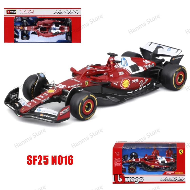 Burago 78002 Lot de 2 odèles de Voiture de Forule 1, Carlos Sainz