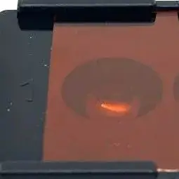 

2 Holes Dental Shading Light Box Composite Resin Mixing Well Light-proof Storage Hading Color Toning Case Dentist Material