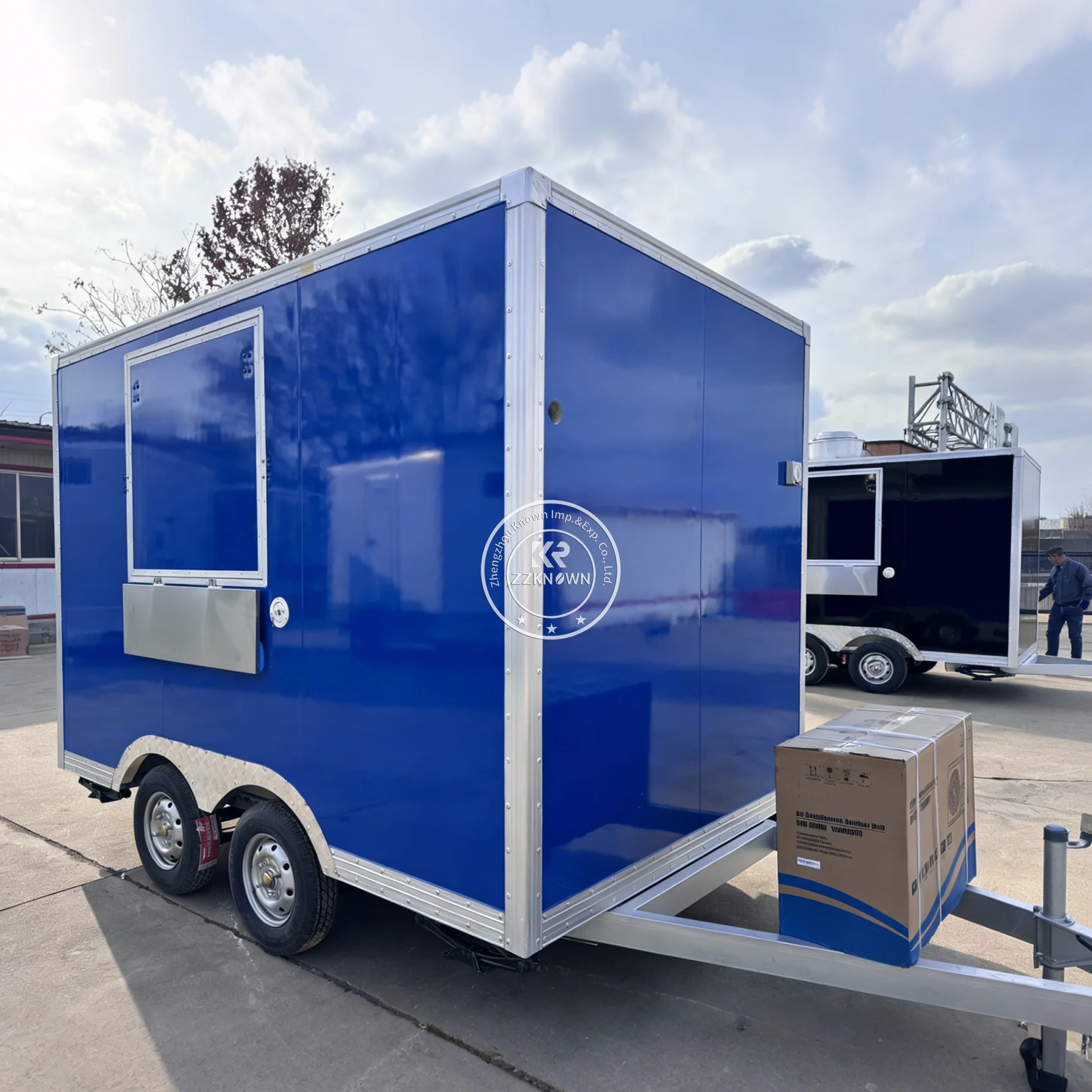 CE Certified Fully Equipped Fast Food Van Bbq Food Trucks Concession Vending Trailer Mobile Churros Food Trailer For Sale